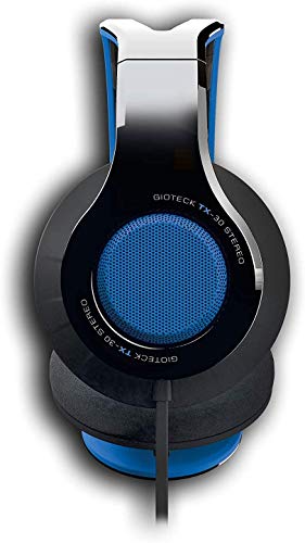 Gioteck - TX30 Stereo Game&Go Headset Blue Grill voor PS4, 40mm high impact drivers, Robuuste bouwkwaliteit, Alcantra demping, Discrete inline mic - Afbeelding 6