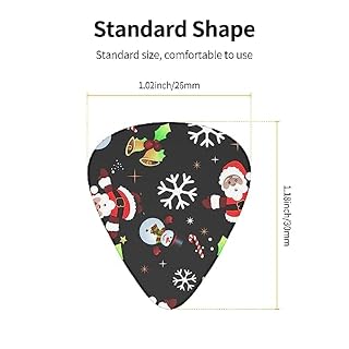 Médiators de guitare Merry Christmas – 12 médiators tendance et durables – Dans une boîte pour ukulélé guitare électrique basse - Les Beatles, Paul McCartney, John Lennon, RIngo Starr, George Harrison Médiators de guitare Merry Christmas - 12 médiators tendance et durables - Dans une boîte pour ukulélé guitare électrique basse – Image 4