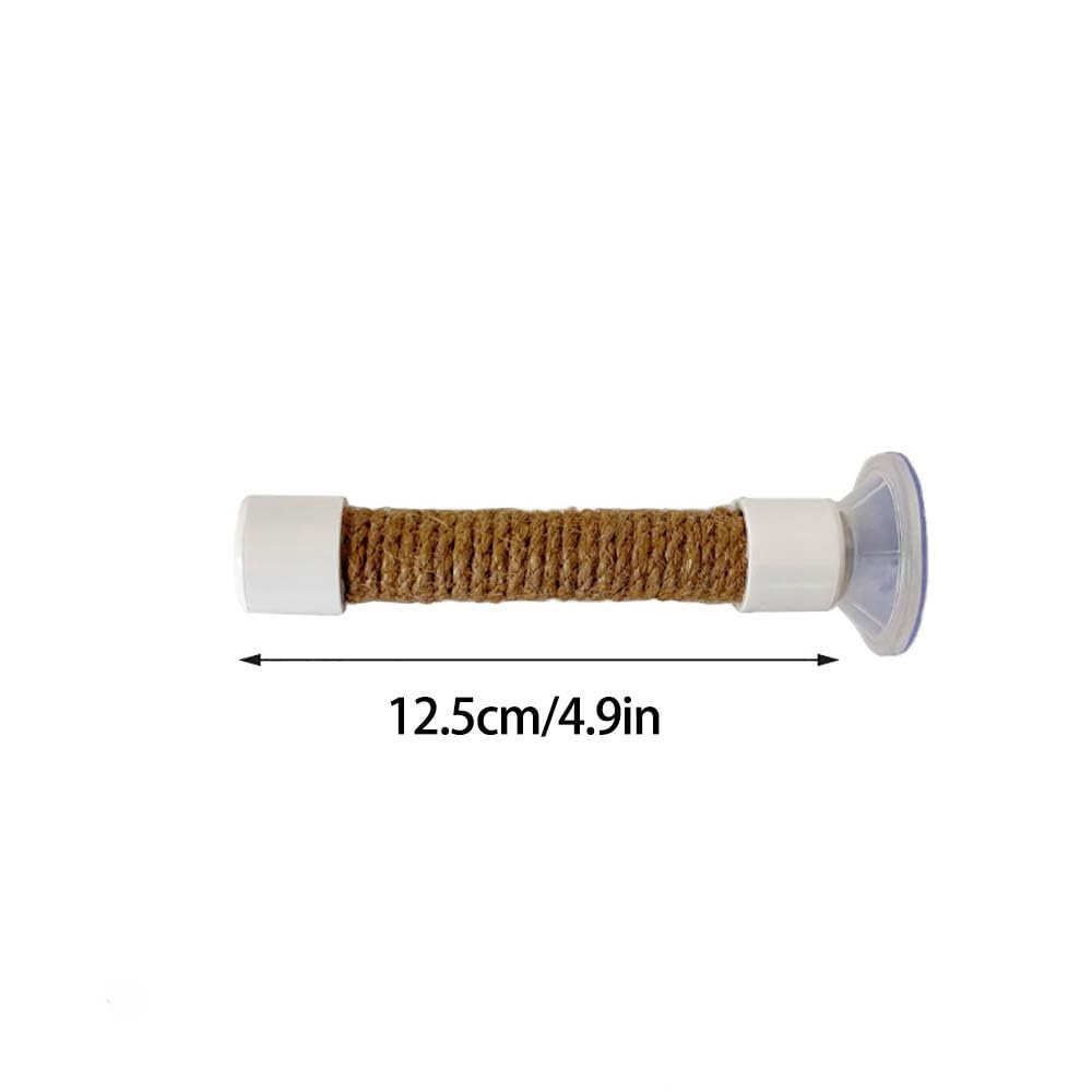 Bird Stands for Parrots, Bird Perch Stand, Cockatiel Toys, Bird Toys for Parakeets, Movable Bird Perch Stand with Suction Cup, Grinding Stick Training Toys for Small and Medium Birds (S)