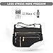 NPBAG Crossbody Bag for Women, Nylon Shoulder Purse Handbag Messenger Bag, Trendy Pocketbooks, Waterproof and Multi-Pockets (Black)