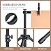 Backdrop Stand 10×8ft (W×H) Adjustable Backdrop Support Ground Kit Photography Photo Shoot Backdrop Stand for Parties with Sandbags, Spring Clips, Carrying Bag