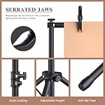 Backdrop Stand 10×8ft (W×H) Adjustable Backdrop Support Ground Kit Photography Photo Shoot Backdrop Stand for Parties with Sandbags, Spring Clips, Carrying Bag - Image 5