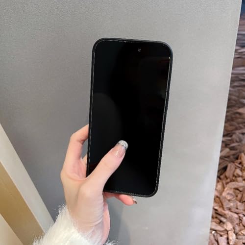 Coque luxueuse iPhone 15 bicolore noir violet finition premium