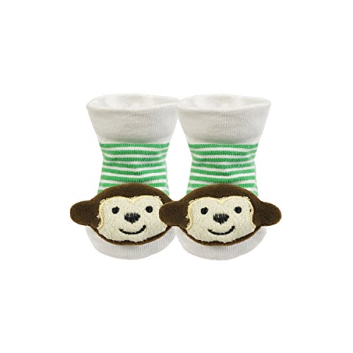 Bowbear Adorable Baby 6 Pair Non-Skid Puffy Animal Face Bootie Socks #TOP1