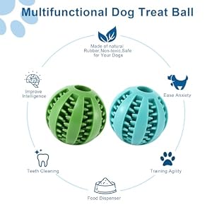 Chew Toy Balls 2pack Interactive Dog Treat Dispensing Ball Rubber Dog Puzzle Toy Chewing Toys for Boredom and Brain Stimulating Game Puppy Teething Chew Toys Chew Toy Balls 2pack Interactive Dog Treat Dispensing Ball Rubber Dog Puzzle Toy Chewing Toys for Boredom and Brain Stimulating Game Puppy Teething Chew Toys