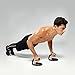 KANSOON Portable Steel Push Up Bars Handles for Women and Men-Pushup Stands for Floor-Metal Push Up Bars Home Gym Exercise Equipment with Foam Padded Grips
