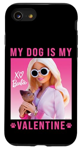 Coque iPhone 7/8/SE Barbie My Dog Is My Valentine cadeau idéal amoureux des chiens