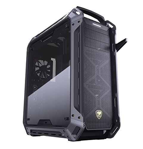 COUGAR Case Panzer Max G Full Tower Facilmente modificável 1 x 120 mm painel de vidro temperado não
