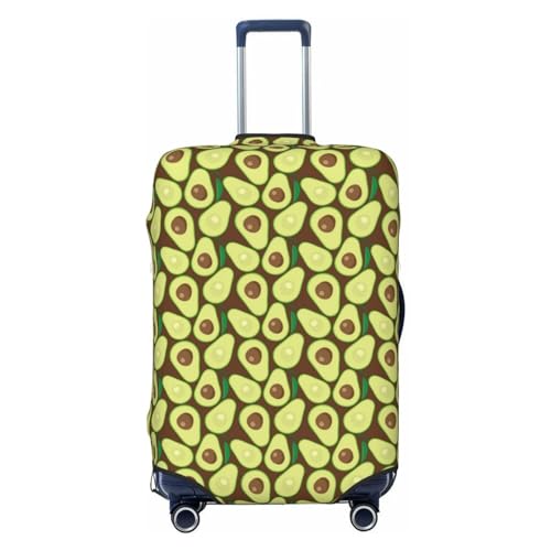 Avocado Print Luggage Cover Protector Anti-Scratch Washable Fits 18-32 Inch Luggage-Large
