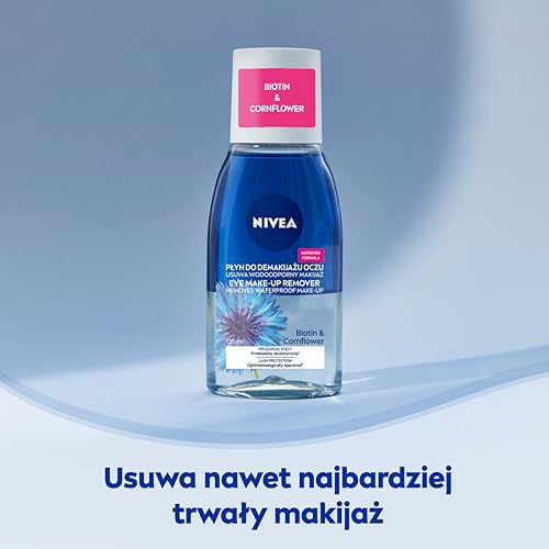 NIVEA Nettoyant Yeux Biotine Cornflower lotion démaquillante yeux sensibles