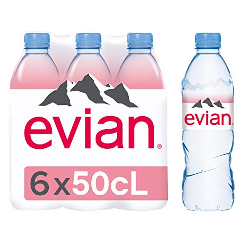  Evian Eau Minérale Naturelle Bouteille 6 x 50 cl