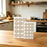 Felt Furniture Pads Chair Leg Floor Protectors Round 32/30PCS, 30 Pieces