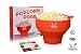 [ LOOKING for PERFECT POPCORN AIR POPPER ] 1 RED or BLUE or GREEN Silicone Microwave Popcorn Popper Popcorn Maker CUCINA LAURA Collapsible Popcorn Bowl Lid Air Popcorn Healthy Snacks popcorn machine