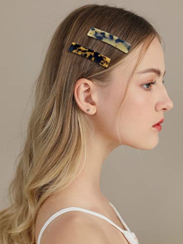 6 Pcs Acetate Exquisite Hair Side Combs Small Seven-Tooth Decorative Hair Combs Vintage Elegant French Side Combs Hair Jewellery Accessories For Women And Girls #TOP2