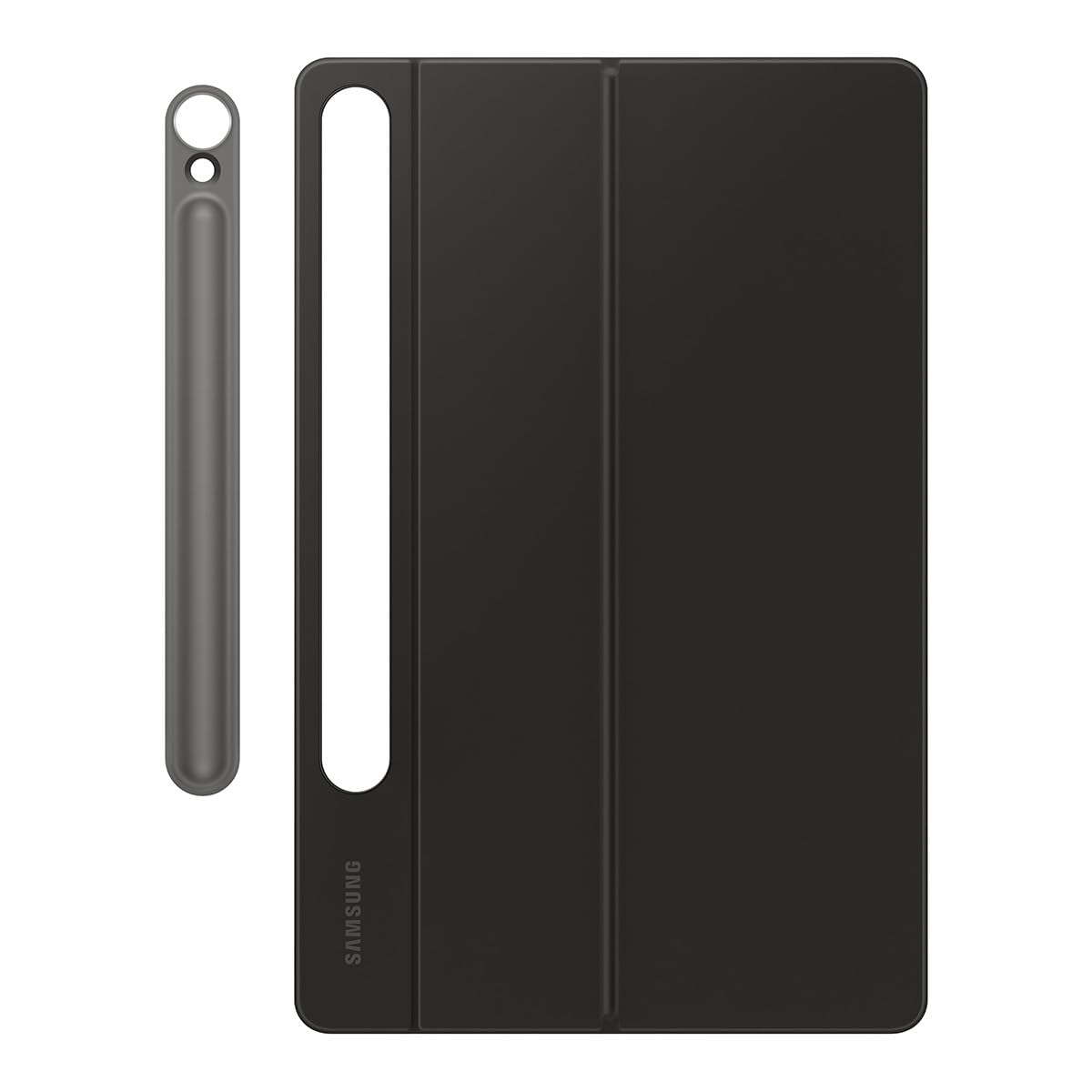 Samsung EF-DX815 - Custodia protettiva per Galaxy Tab S9+, tastiera QWERTZ, tasti funzione, connettore POGO, touchpad, scomparto S Pen e controllo gestuale, colore: Nero