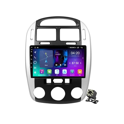 CARUENT Android 13 Car Radio Multimedia Player for Kia Cerato 1 LD 2004-2008 9 Inch Car Stereo Support Navigation GPS CarPlay/Android Auto DSP BT SWC WiFi 4G FM RDS with Backup Camera,Nf1/1+32g