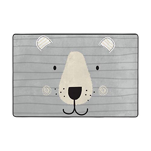 Tapis grand format gris pour isoler le sol du salon Ruchen - 6