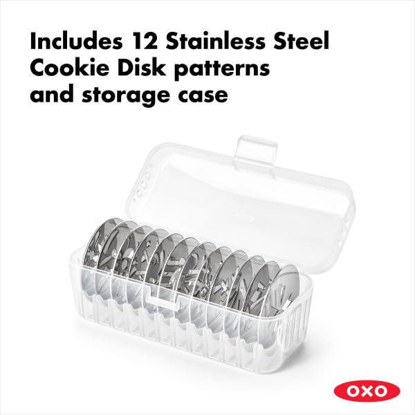 OXO Good Grips 14-Piece Cookie Press Set for Baking