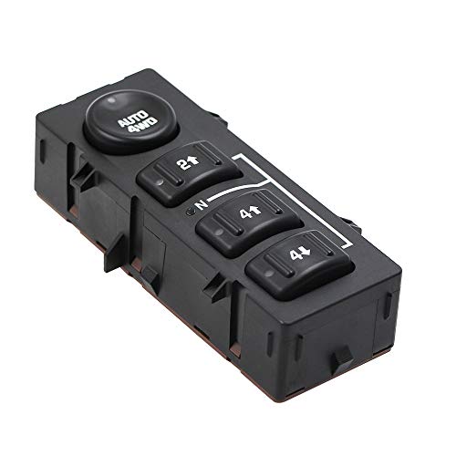 hikotor 4WD Wheel Drive Switch Replacement 4 x 4 Transfer Case Dash Selector for Cadillac Escalade Chevy Silverado Chevrolet Suburban Avalanche Tahoe GMC Yukon Fits to 15136039 15164520 19259313 - Thumbnail 6