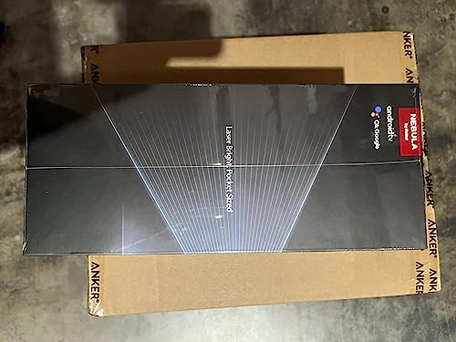 جهاز عرض صغير نيبولا كابسول 3 بالليزر 1080p ذكي واي فاي من انكر، جهاز عرض محمول رقمي بتقنية دولبي وميزة التركيز التلقائي لعرض صورة 120 انش مزود ببطارية مدمجة ويوف وقت تشغيل 2.5 ساعة، اسود، 1920 x 1080