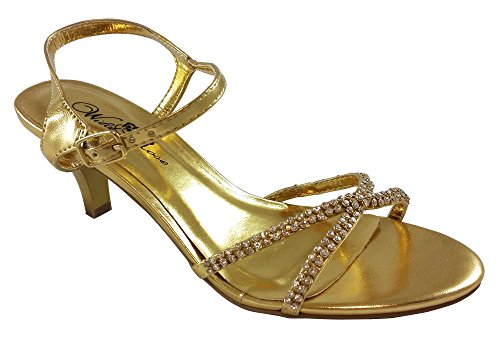 Wildrose Gaga183 Womens' high heel dressy evening sandals
