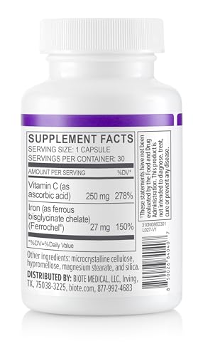 Biote Nutraceuticals Iron+ Supplement
