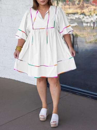 Robe nuisette légère pour tenue de vacances en patchwork