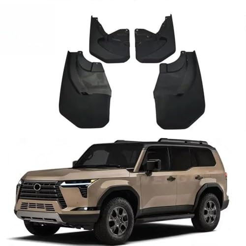 Bavettes garde-boue Lexus GX550 éviter rayures et impacts de gravillons kit complet - 5