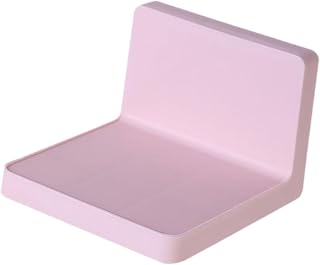 Storage Organizer Storage Box Shelf Easy Installation PET Material Suitable for Kitchen Dormitory Bedside, Pink