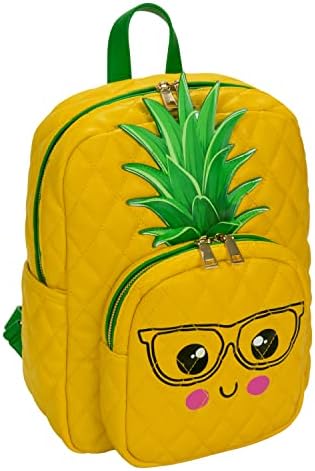 Remember Like Yesterday - Kawaii Pineapple Backpack | Women and Kids Fashion Backpack | Faux Leather