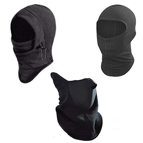 Kit Balaclava Soft + Touca Ninja Segunda Pele + Balaclava Neoprene Pescoceira Facial