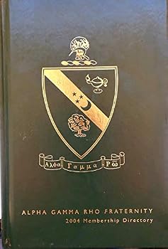 Hardcover Alpha Gamma Rho Fraternity 2004 Membership Directory Book