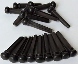 6 Piece ebony Guitar Bridge Pins for Acoustic Guitar