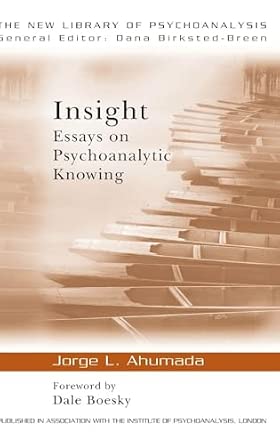 Insight: Essays on Psychoanalytic Knowing book cover