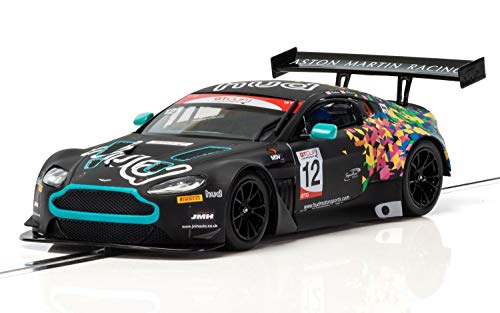 Scalextric Aston Martin GT3 Vantage Brands Hatch GT Cup 2017 1:32 Slot Race Car C3945, Black & Multi Colored Scalextric Aston Martin GT3 Vantage Brands Hatch GT Cup 2017 1:32 Slot Race Car C3945, Black & Multi Colored