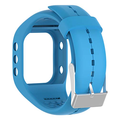 Huwokxix Watch Band Compatible with Polar A300,Adjustable Silicone Sports Strap Replacement Band