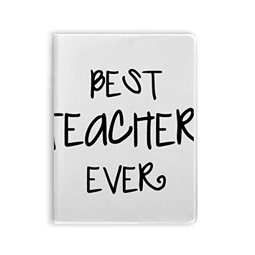 Carnet de notes Best Teacher Ever couverture souple pour planifier les cours