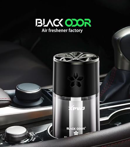 Image of BKN BLACK ODOR Elegant Glass Bottle Car Perfume - Leak-Proof Cap, Stylish Design, Seamless Dispersion with Cotton Wick & double-sided Tape | Car Interior Deodoriser (BO-13, Cologne)