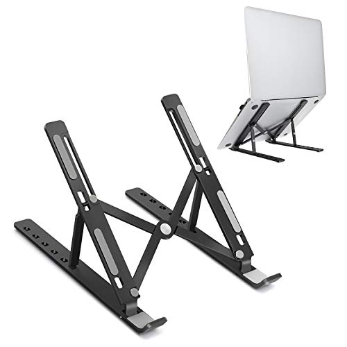 JARLINK-Adjustable-Laptop-Stand-Foldable-Aluminum-Desktop-Laptop-Riser-Compatible-with-MacBook-Air-Pro-HP-Lenovo-Dell-More-Tablet-up-to-156-inches-Black