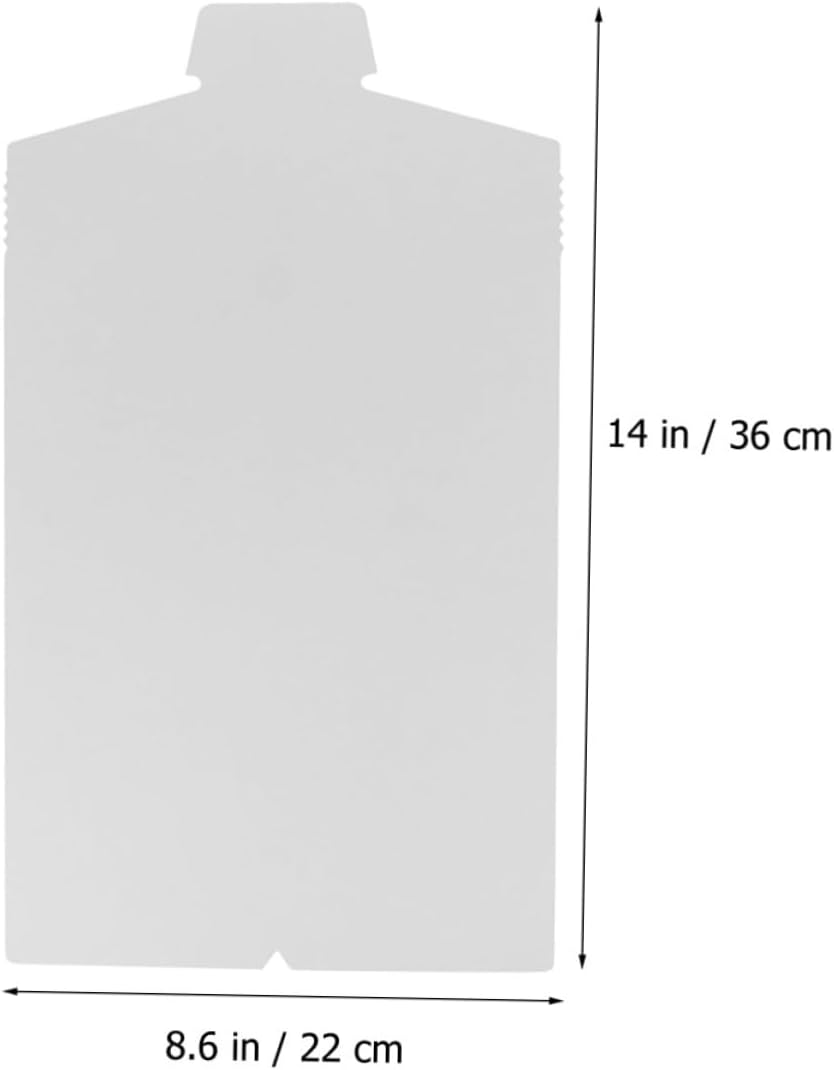 Shirt Cardboard Inserts 14.2x8.7 Inch 50pcs White Paperboard