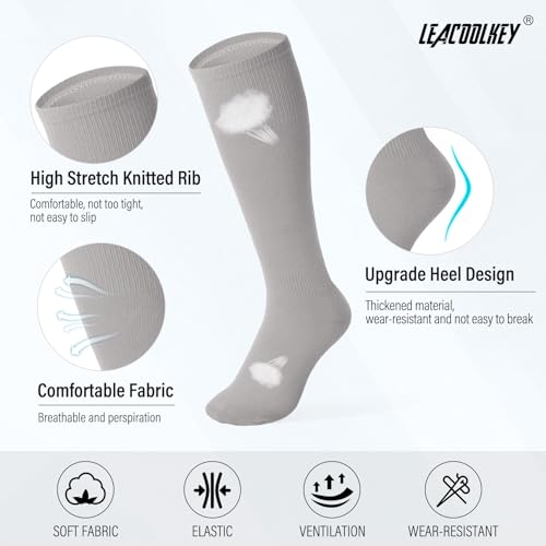 Image of LEACOOLKEY Baseball Belt and Socks Combo Set Adjustable Softball Socks and Elastic Belt for Youth and Adult