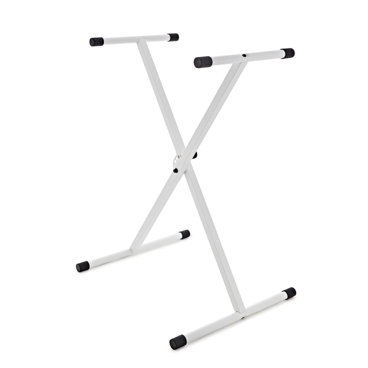 gear4music X-Frame Stand per Tastiera, Bianco