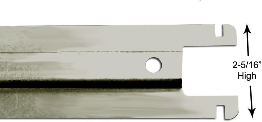 Anderson Hickey-Compatible Lateral File Bar – 2-5/16" High Double-Hook Rail, Galvanized Steel – Choose 30", 36", or 42" Cabinet Width – Replacement Hanging File Folder Support