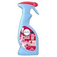 Febreze Textilerfrischerspray, 375 ml Thai Orchidee, FrischeLuft-Technologie Entfernt Tiefsitzende Gerüche Und Verleiht Frischen Duft