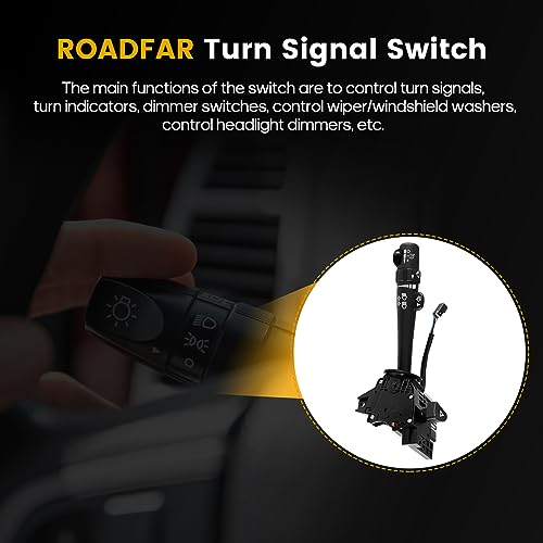 Multi-Function Combination Switch Turn Signal Wiper Washers Hazard Switch Replacement Parts fits 2004-2007 Buick Rainier 2003-2006 Cadillac Escalade 2003-2006 Chevrolet Avalanche 2003-2006 GMC Yukon