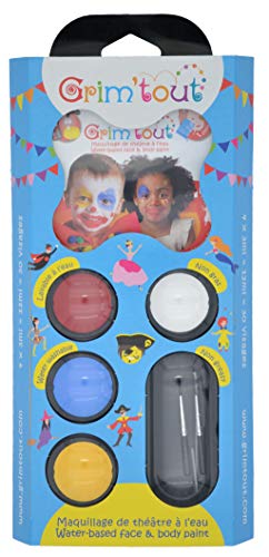 GRIM'TOUT Set complet Clown, GT41219, 4 couleurs