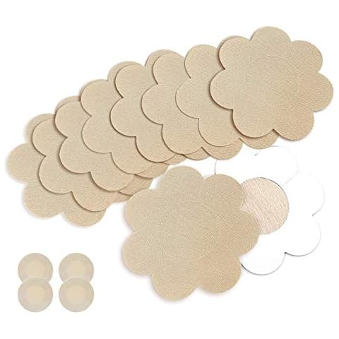 Goldfarm 20 Pairs Nipple Breast Covers, Sexy Breast Pasties Adhesive Bra Disposable Cover