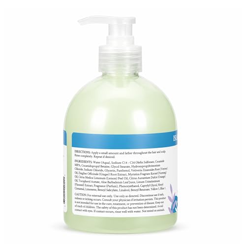 Image of Ginger Lily Farms Botanicals Shampoo, 16.9oz, Island Tranquility | 100% Vegan & Cruelty-Free | Moisturizing Shampoo for All Hair Types