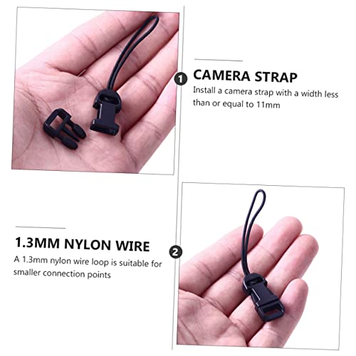 OSALADI 10 Peças Conector De Fivela De Câmera Alça De Ombro Clipe De Câmera De Liberação Rápida Aces