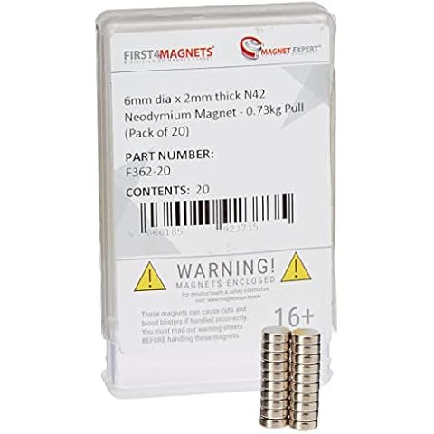 first4magnets™ N42 Neodymium Magnets Pack of 20 Cover